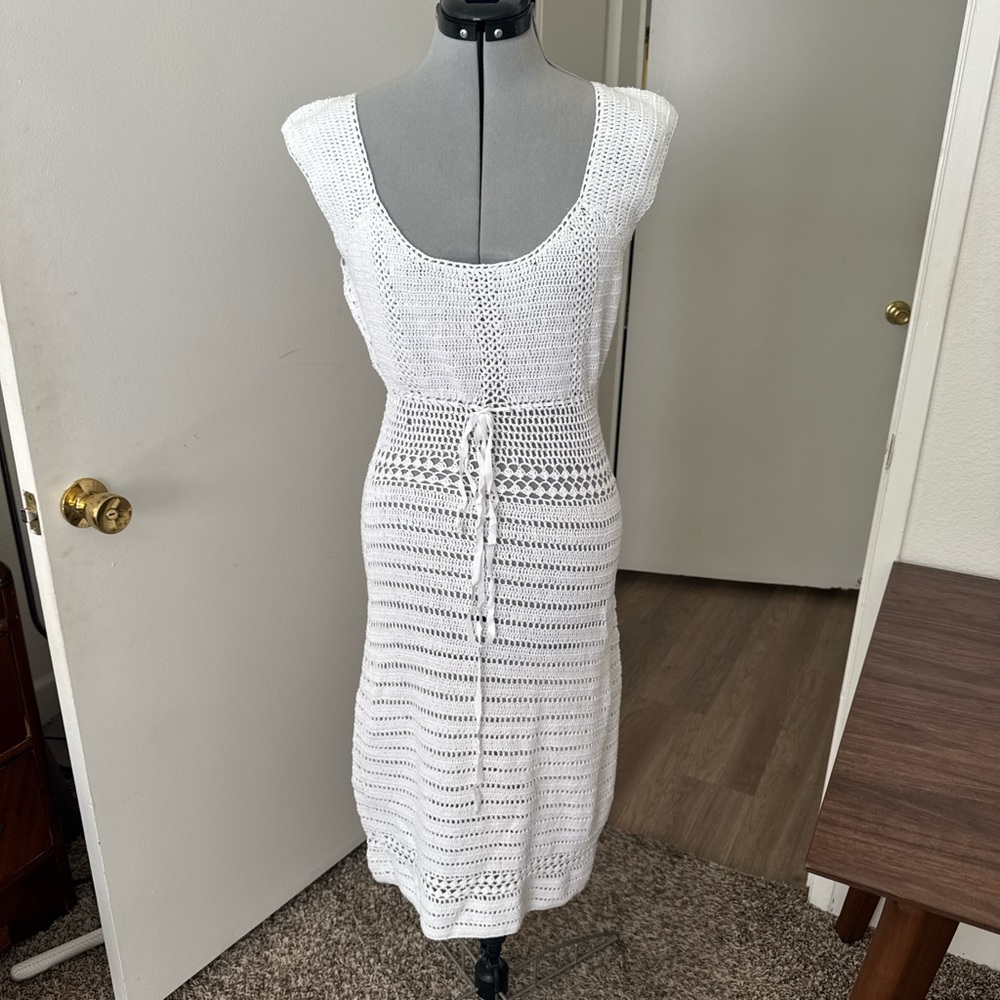 Vintage Donna Morgan Crochet Dress